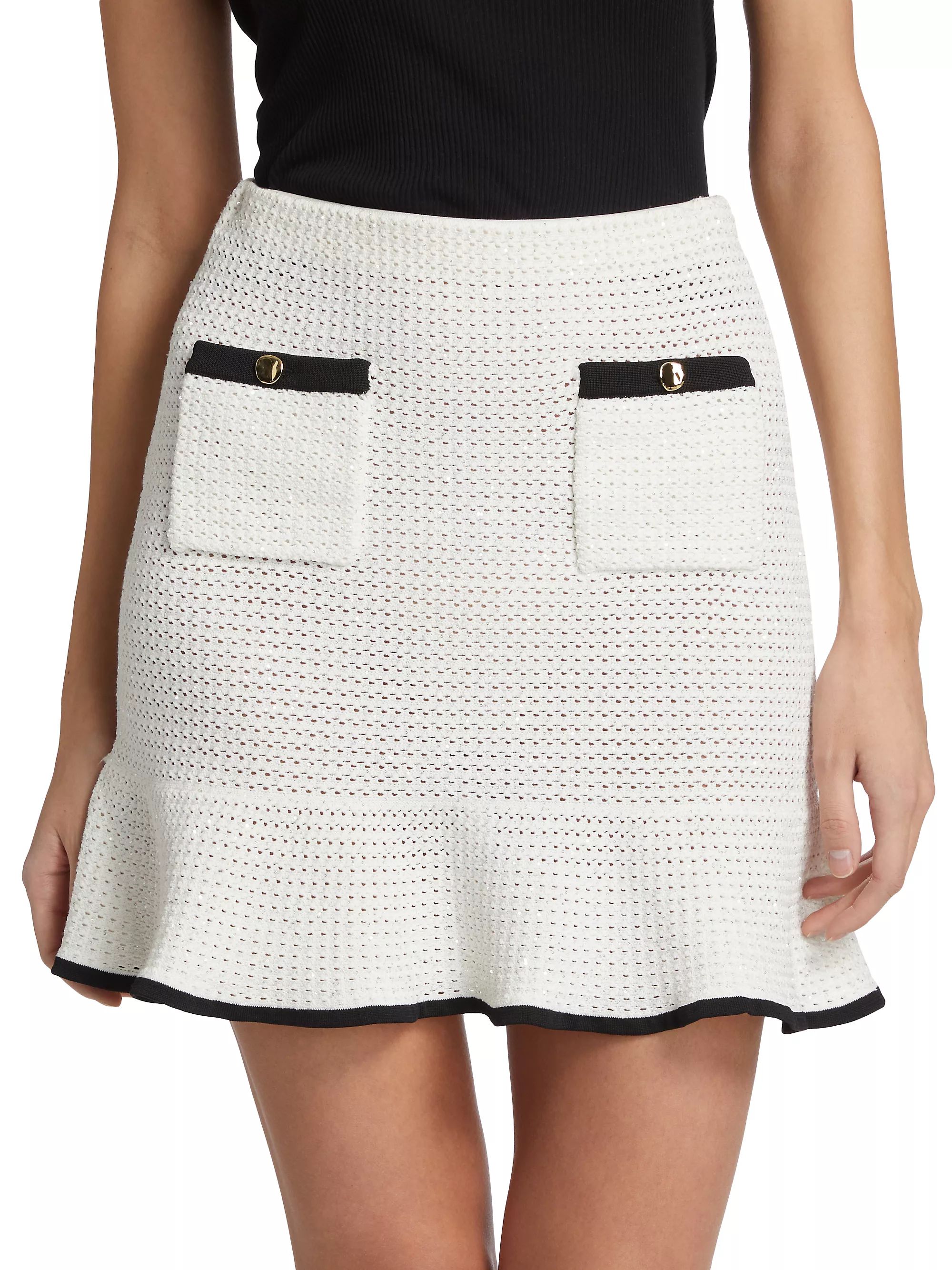 Crochet Tipped Miniskirt | Saks Fifth Avenue