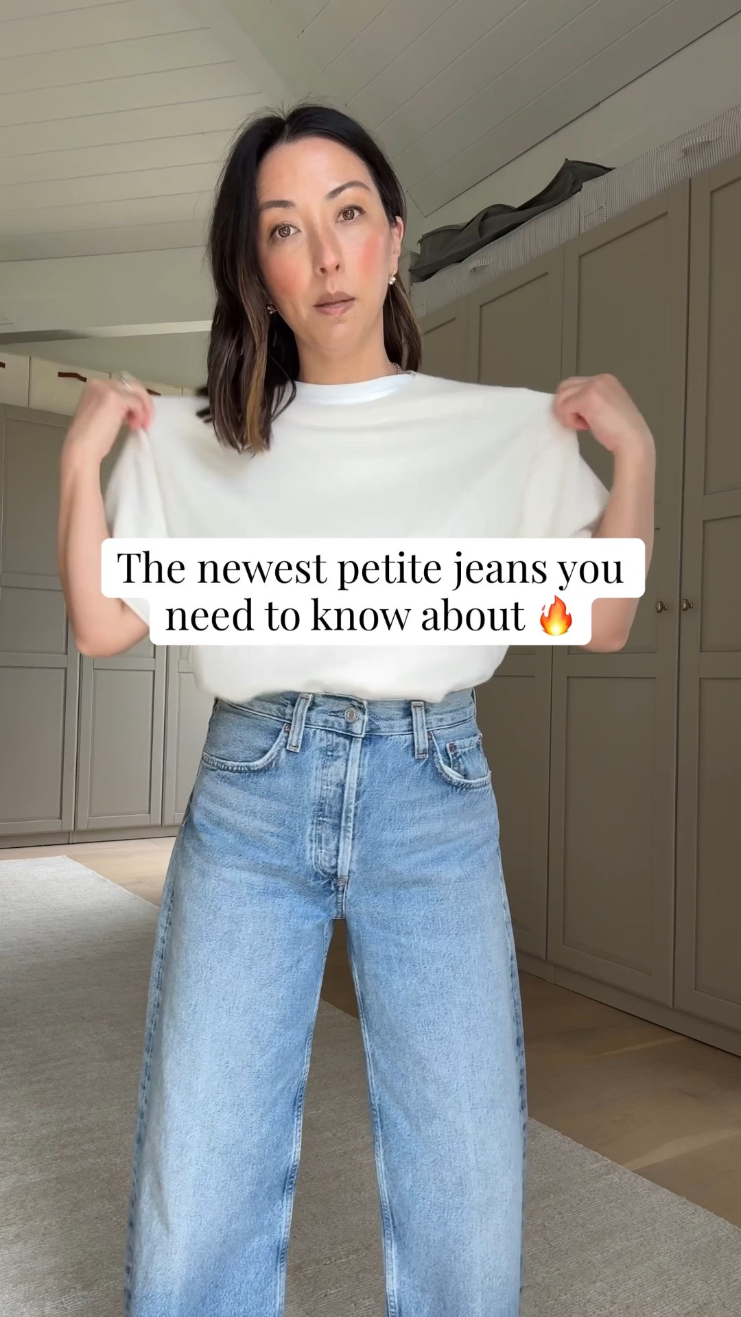 New petite denim that are so good!!! A relaxed style with a slight arc in the legs. Not a barrel tho. These will fit many petite ladies, but they were just a tiny bit log , so I cut them. 

Everlane tee medium
Jcrew cashmere tee medium
Agolde arc jeans 25
Reformation flats 5
Madewell bag
Dorsey James necklace 15”
Electric picks earrings.

#LTKgrwm #LTKmomlife #LTKPetite