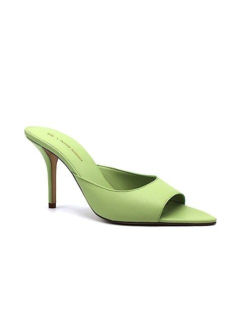 Gia x Pernille Perni 04 Leather Point-Toe Sandals | Saks Fifth Avenue