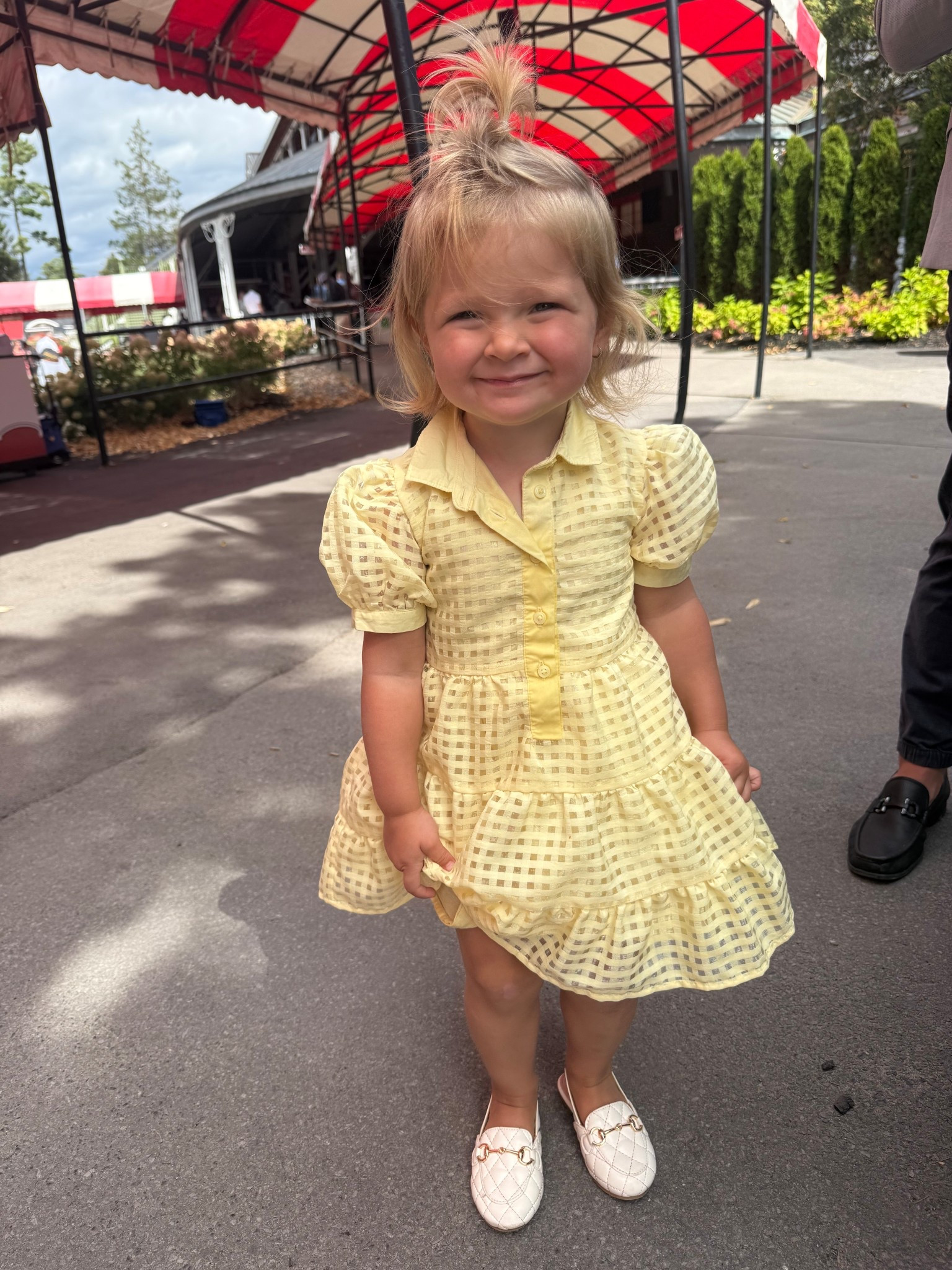 Toddler Janie and jack yellow dress with her little white loafers. Grabbed these from target last year but found them from kohls in a few sizes on sale 

#LTKKids #LTKSaleAlert #LTKBaby