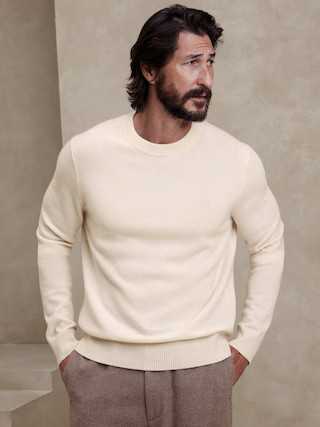 Alta Cashmere Crew-Neck Sweater | Banana Republic (US)