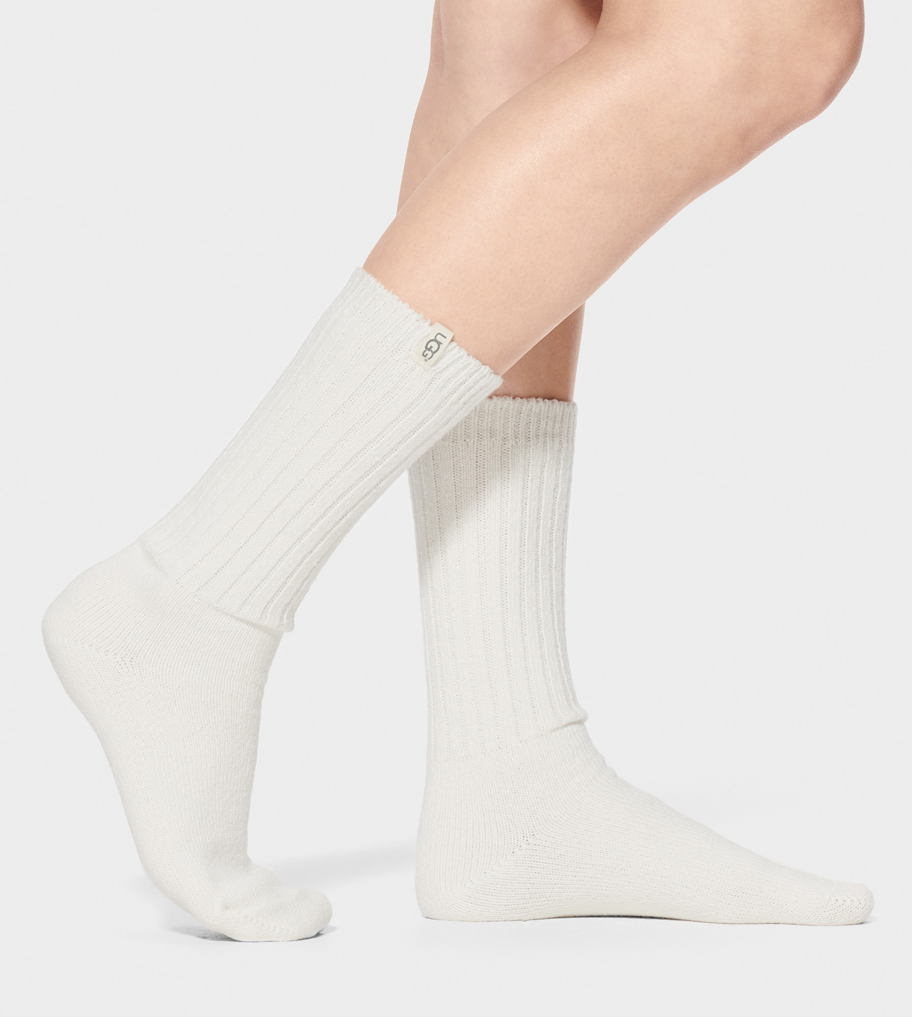 Rib Knit Slouchy Crew Socks for Women | UGG® | UGG (US)