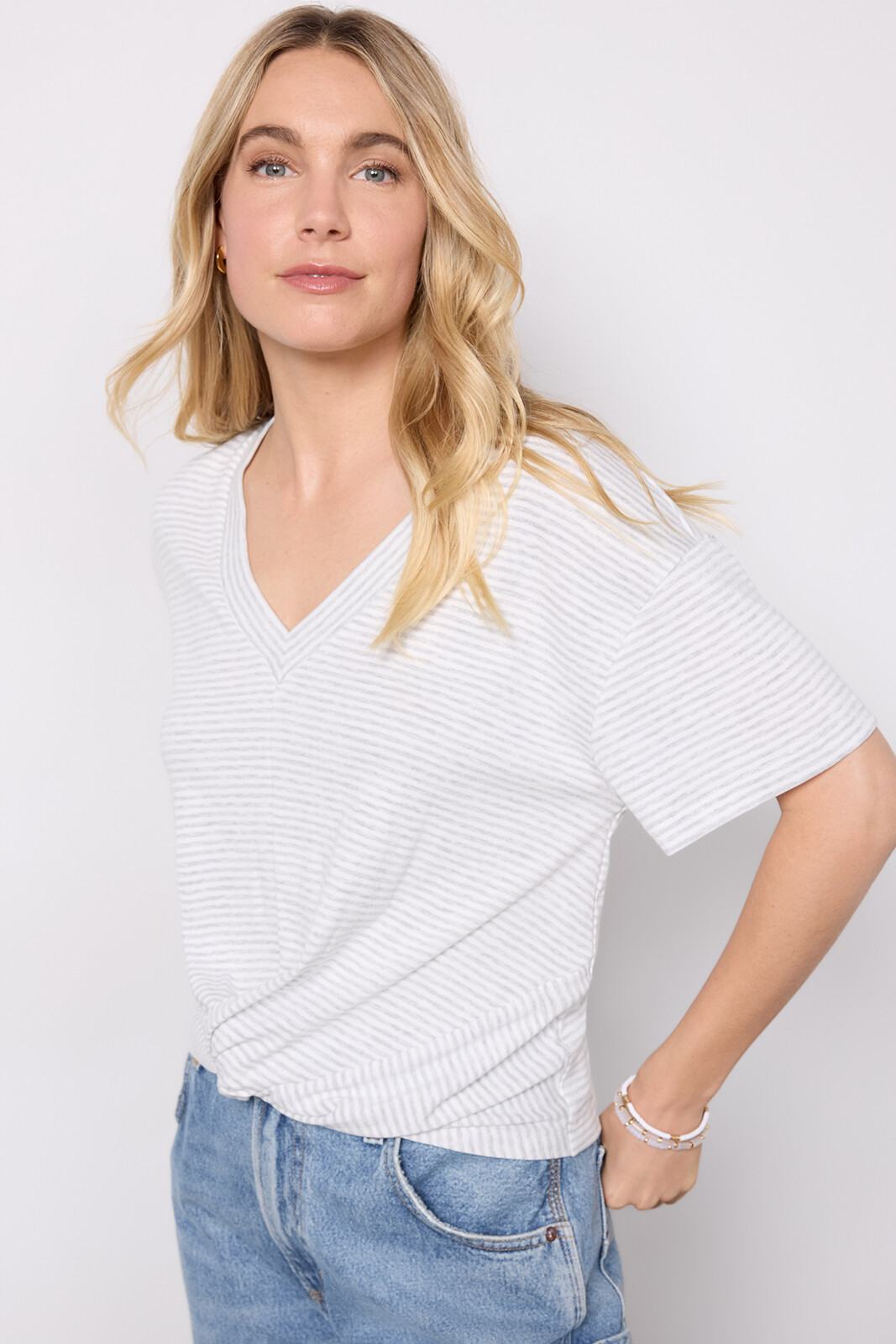 Layla Knot Front V Neck | Evereve
