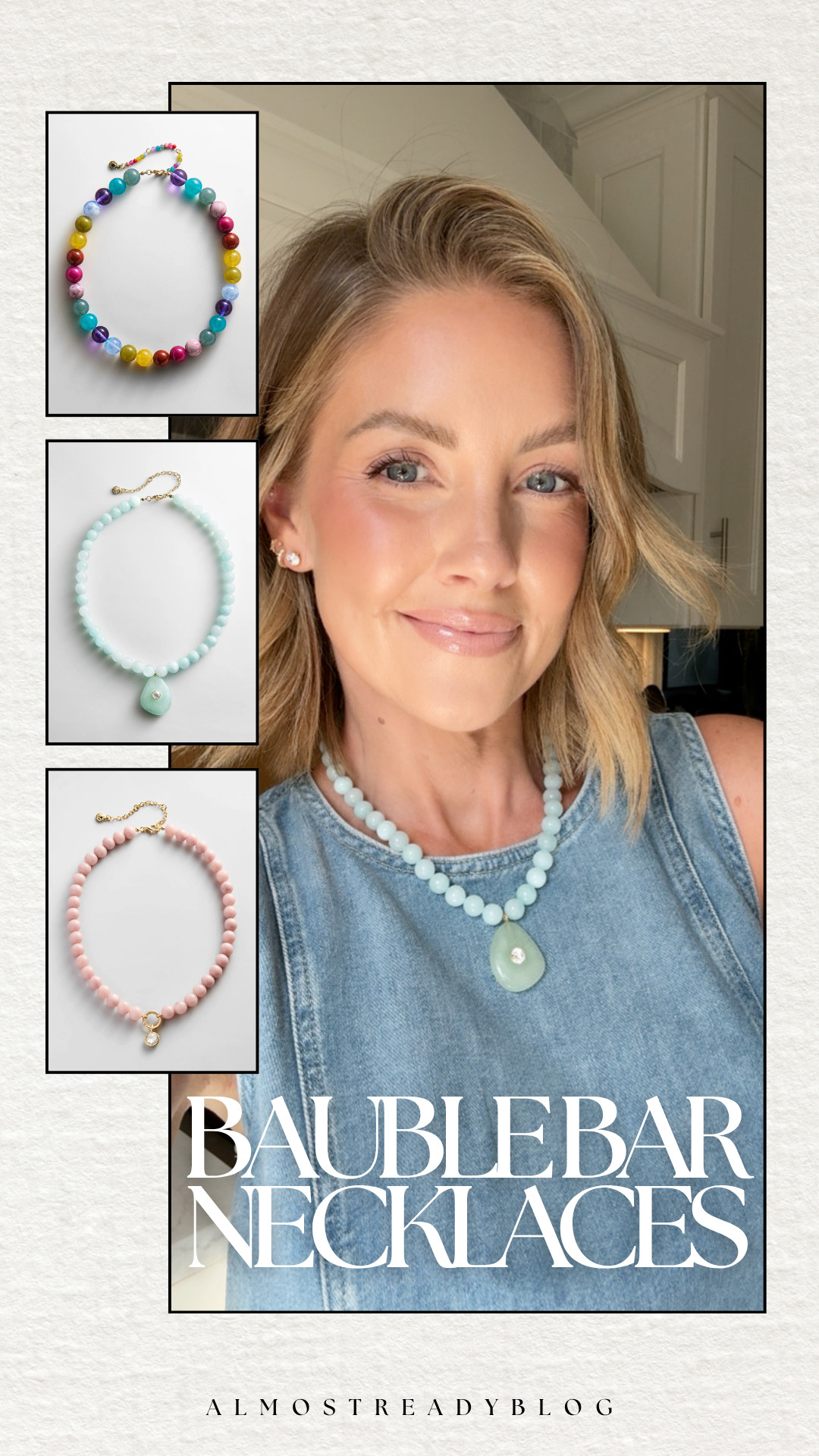 These beaded necklaces have been my go to this summer 🩷

summer accessories, custom, jewelry, bubble necklace, beaded necklaces, amanda west, almost_readyblog 

 #LTKSeasonal