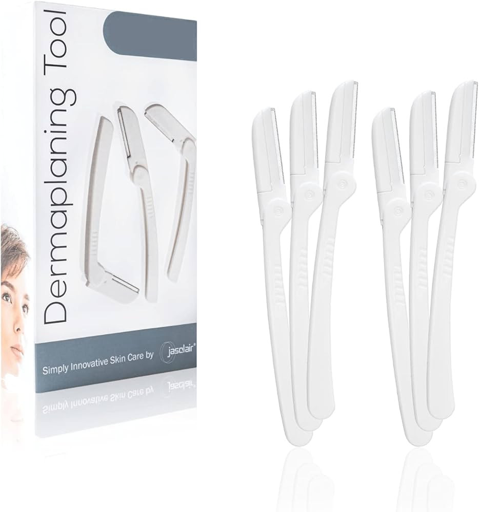 Jasclair Dermaplaning Razor (6 Count) \u2013 Face Razors for Women for Peach Fuzz, Eyebrow Shapin... | Amazon (US)