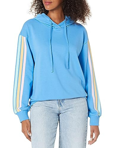 PJ Salvage Women's Loungewear Rainbow Room Hoody, Tranquil Blue, S | Amazon (US)