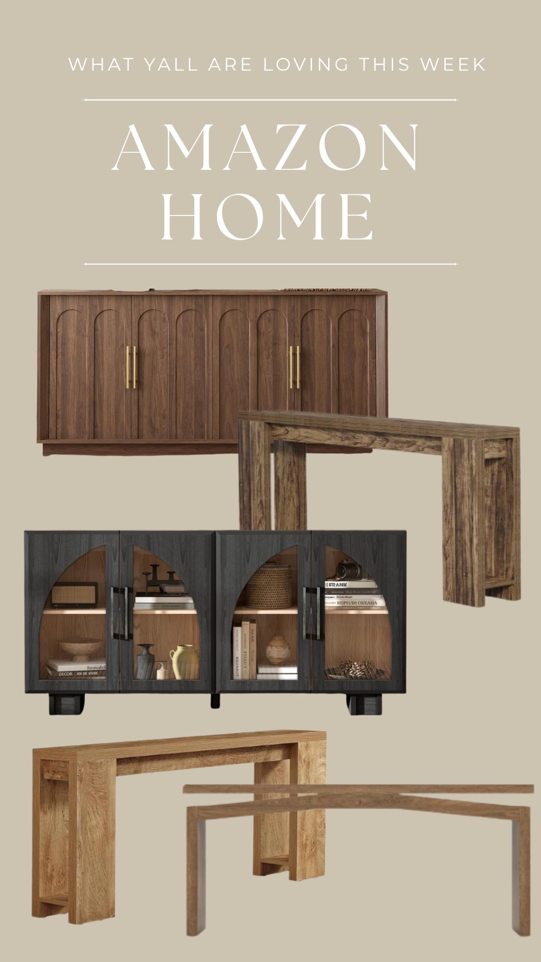 Loving these entryway pieces for your living space and part of the Amazon Spring Sale! My favorite way to style is adding a lamp, some decor books, and some amazing faux plants!


spring refresh, spring decor, spring sale, living room refresh, entry way 

 #LTKHome #LTKSaleAlert