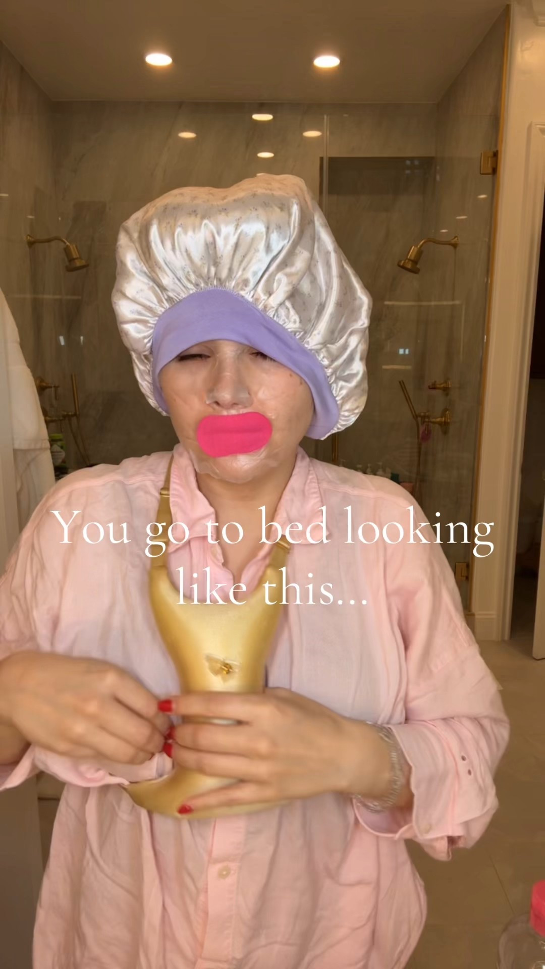 Love the reveal in the morning! 

Overnightblowout 
Mouth tape breast pillow
Collagen face mask 

#LTKValentine #LTKdayinmylife #LTKgrwm