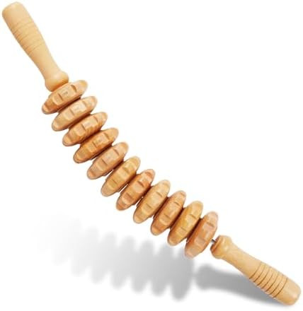 Liitrton Wood Therapy Fasci Massage Tools, Curved Wooden Massage Roller Cellulite Reduction and M... | Amazon (US)