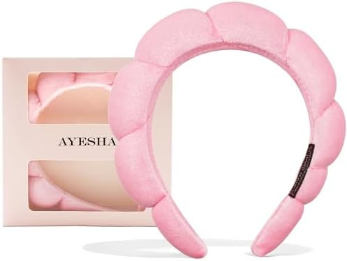 Ayesha Spa Headband for Women Sponge Headband for Washing Face Clouds Soft Hairband Skincare Make... | Amazon (US)