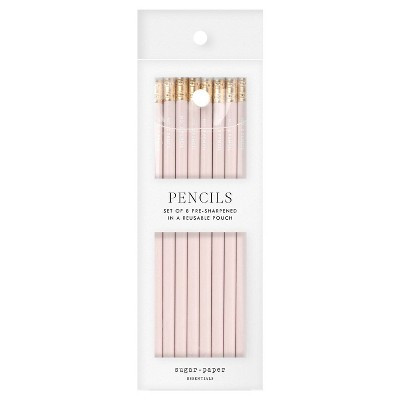 Sugar Paper Essentials 8pk Drawing Pencils Pale Pink | Target
