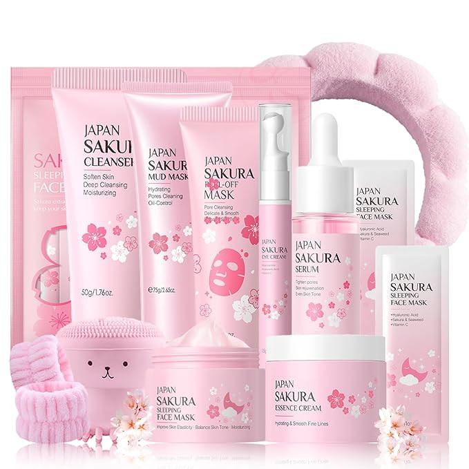 Sakura Skincare Set kids skin care set for girls ages 8-1 | Amazon (US)