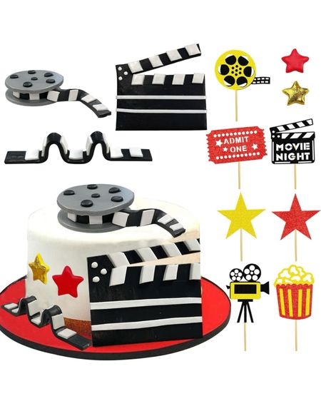 12 PCS Movie Night Cake Topper Glitter Movie Cupcake Toppers Picks Movie Night Birthday Party Decoration for Movie Theme Birthday Party Baby Shower Supplies

Oscars Party

#LTKparties #LTKkids #LTKhome