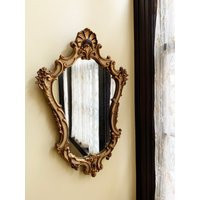 Vintage Mirror Wall Decor For Gold Antique Ornate Wood Bedroom Large | Etsy (US)