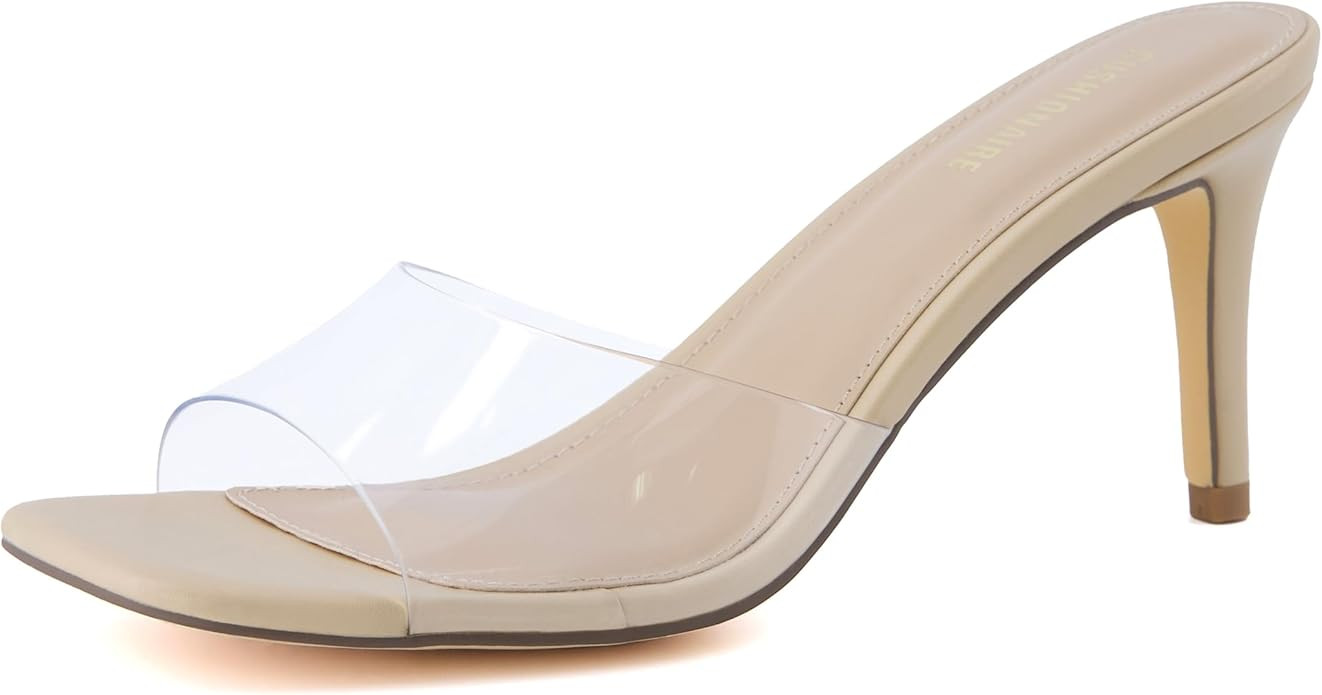CUSHIONAIRE Women's Evie One Band Dress Sandal +Memory Foam And Wide Widths Available | Amazon (US)