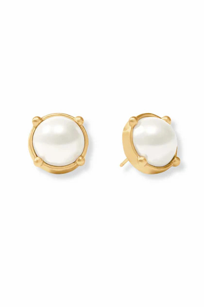 Julie Vos Honey Pearl Stud Earrings | The Willow Tree