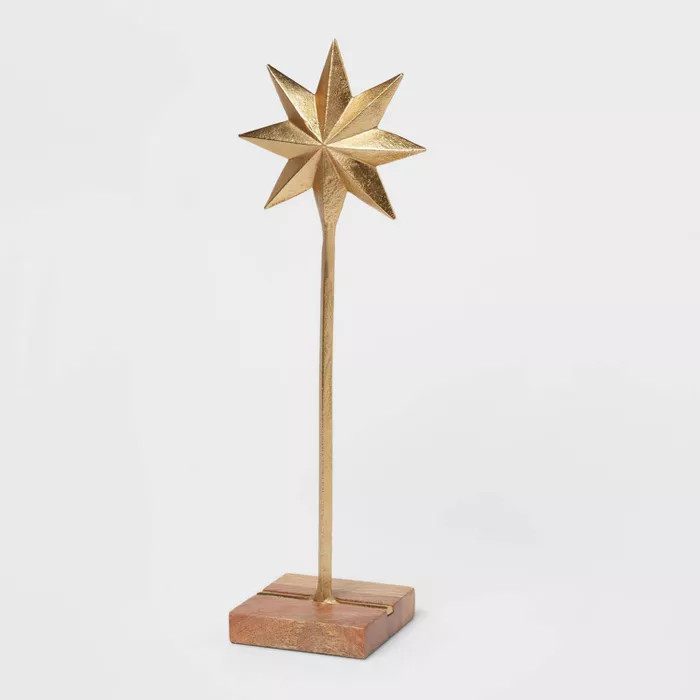 18" x 6" Gold Star Decorative Figurine - Threshold™ | Target