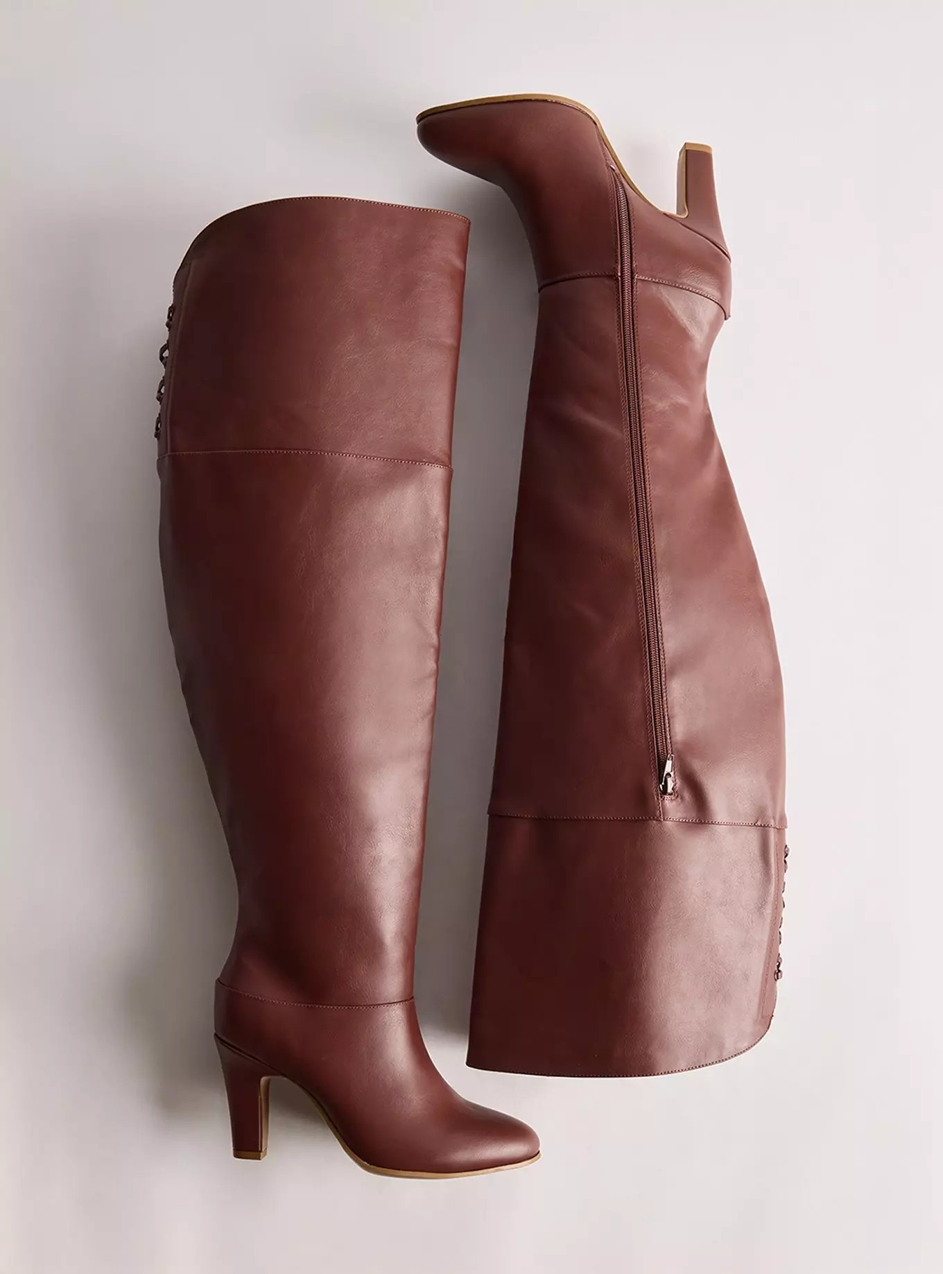 Lace-Up Heeled Over-The-Knee Boot (WW) | Torrid (US & Canada)