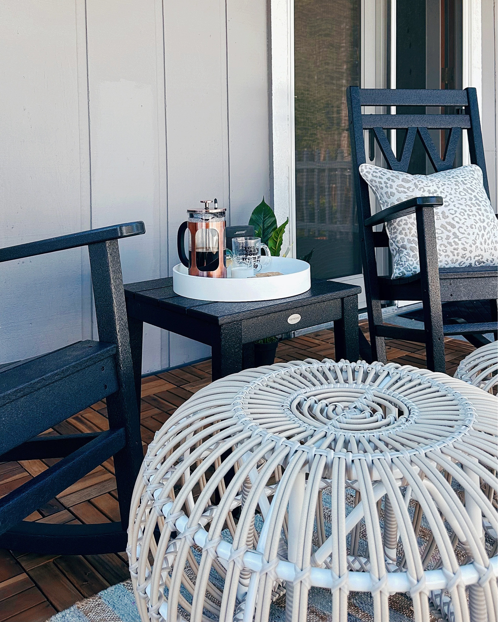 The Hygge Ranch Balcony Bistro feat.  Polywood x Bed Bath & Beyond and Annie Selke #madeformom

#LTKSeasonal #LTKSaleAlert #LTKHome