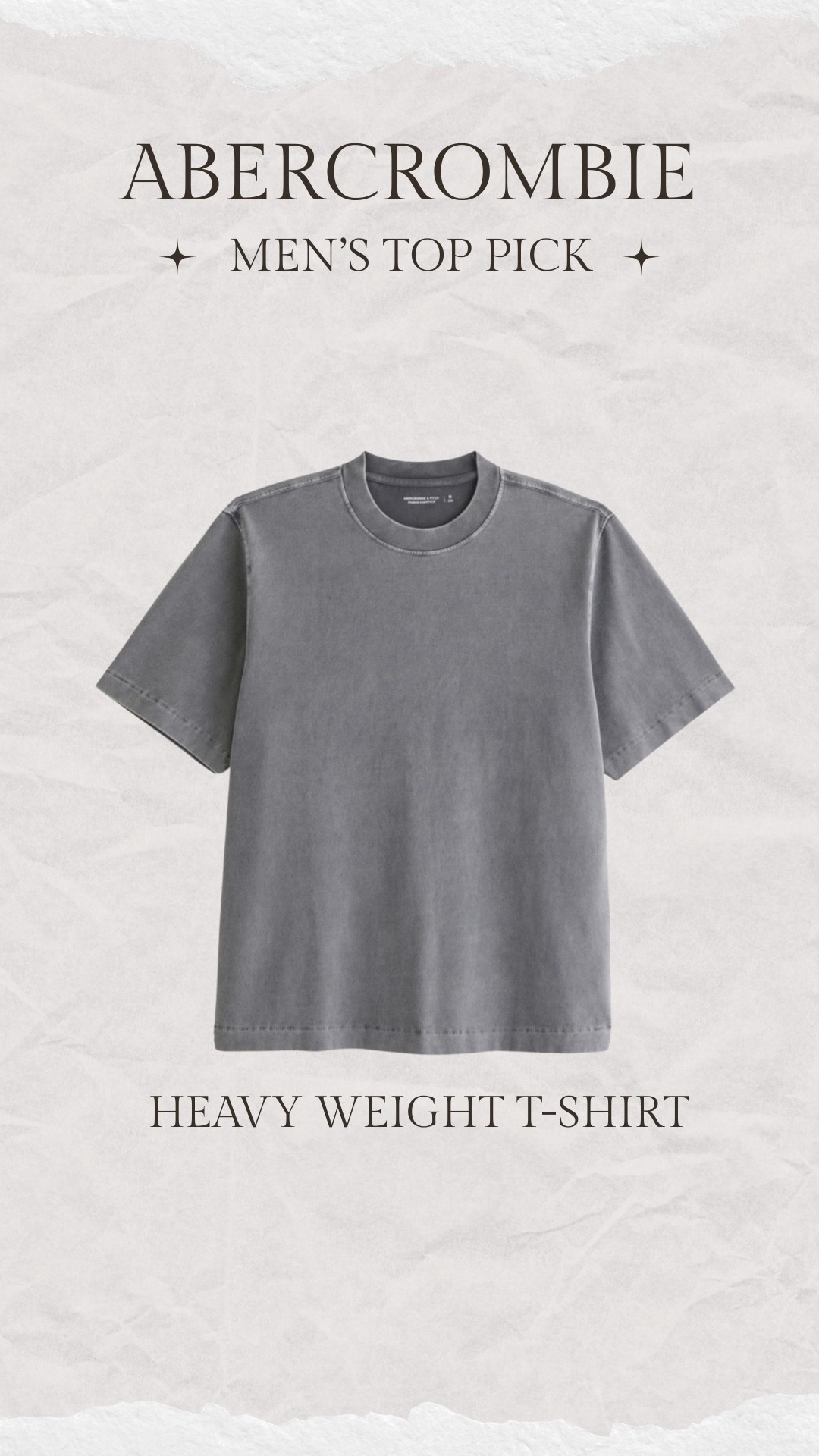@abercrombie top men’s spring sale pick! His favorite tshirt he owns! 

#LTKgrwm #LTKMens #LTKSpringSale
