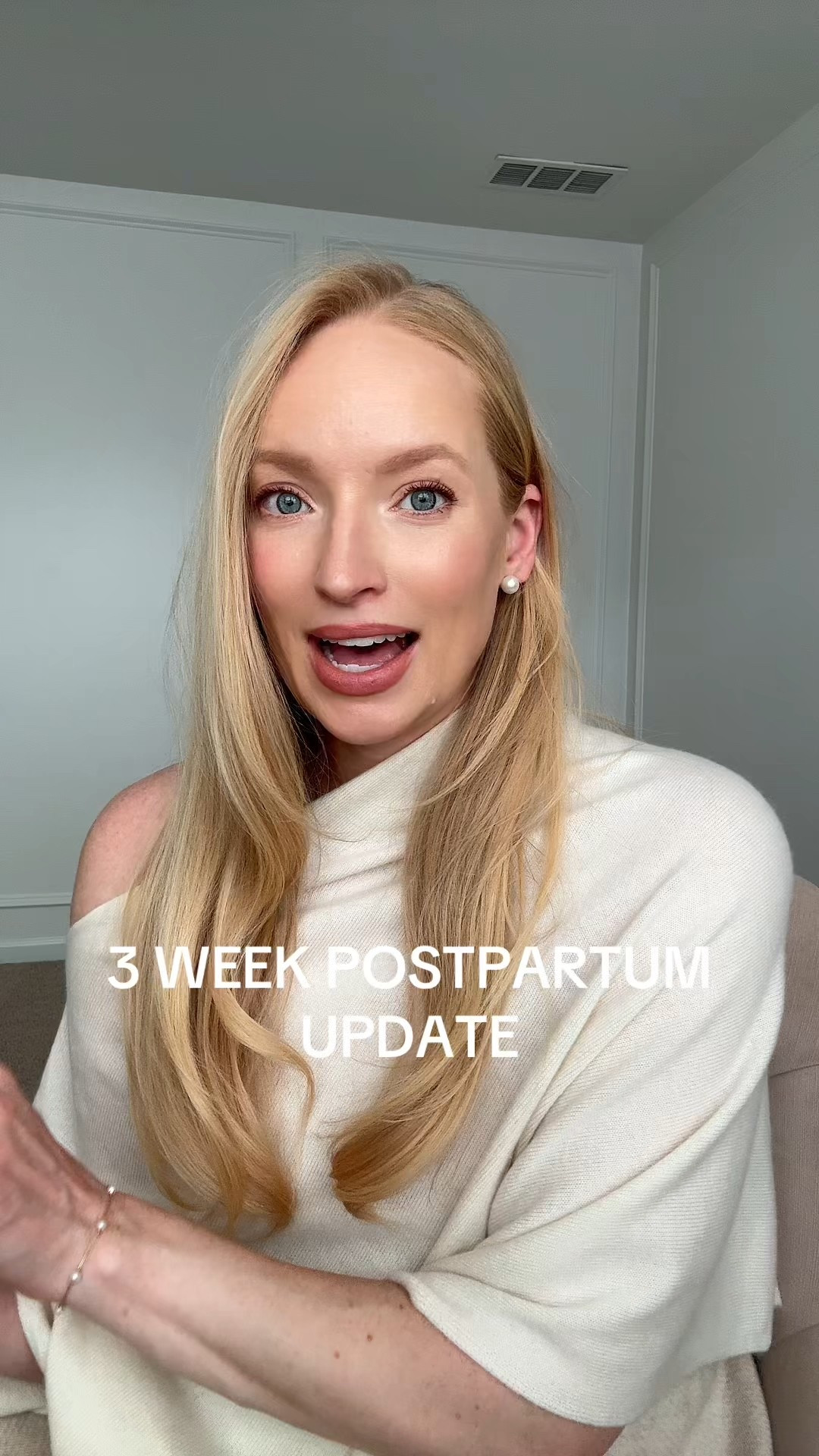 Sharing a little 3 week postpartum update! 