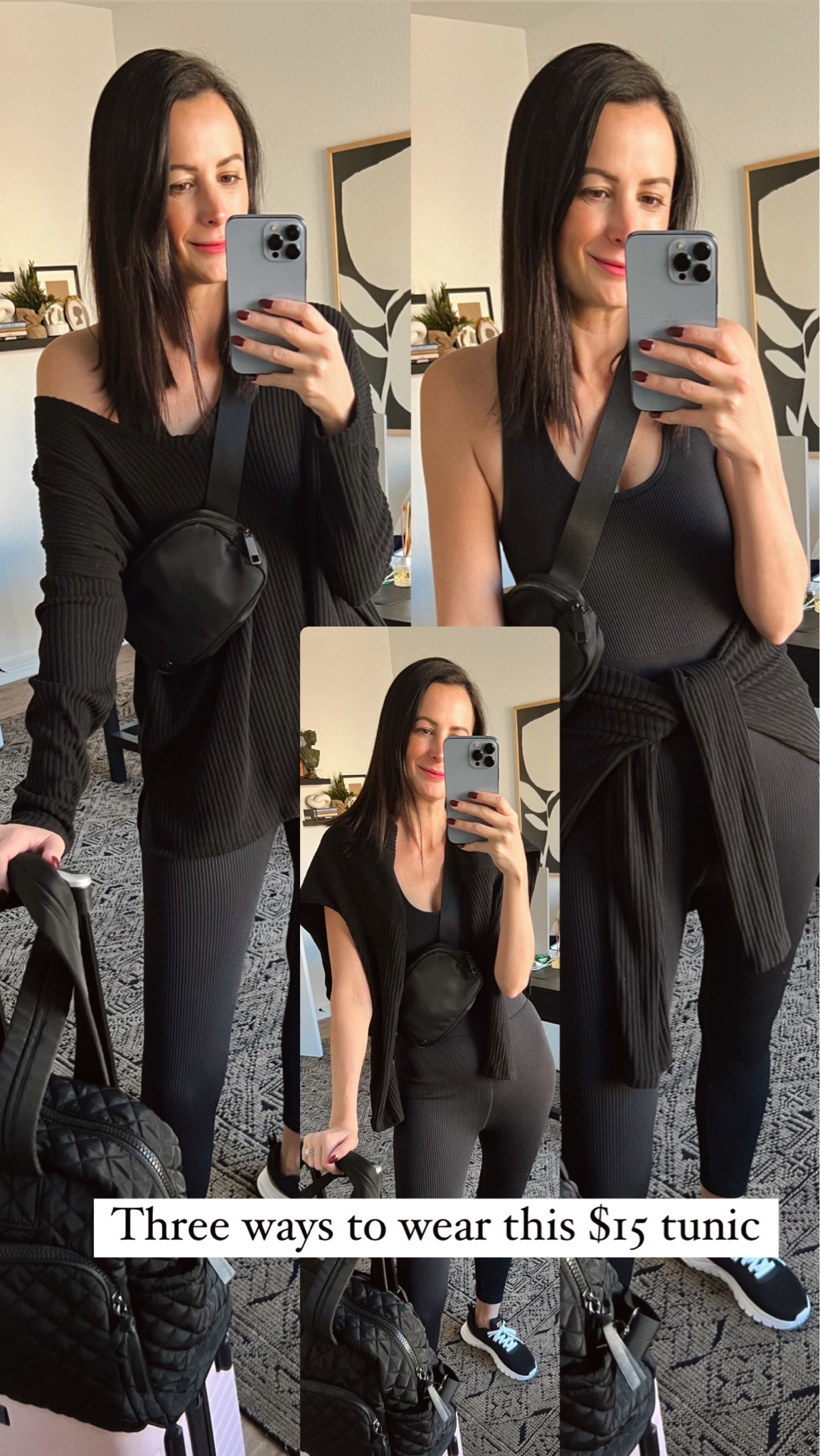 Three ways to wear this amazing Walmart tunic (it’s only $15!!) I wear a size S and it comes in multiple colors!! @walmartfashion #WalmartPartner #WalmartFashion 

#LTKtravel #LTKCyberweek #LTKunder50