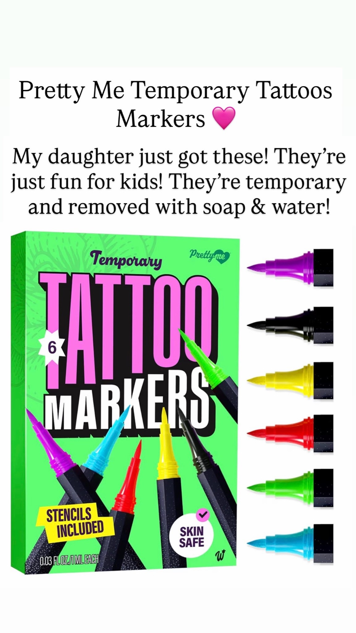 Just lots of fun for kids! Love these tattoo markers!

#LTKKids