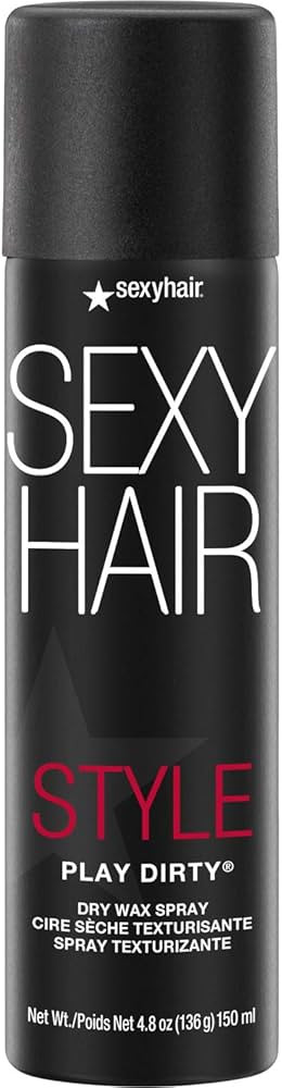 SexyHair Style Play Dirty Dry Wax Spray | Body and Dimension | Helps Achieve Second-Day Look | Al... | Amazon (US)