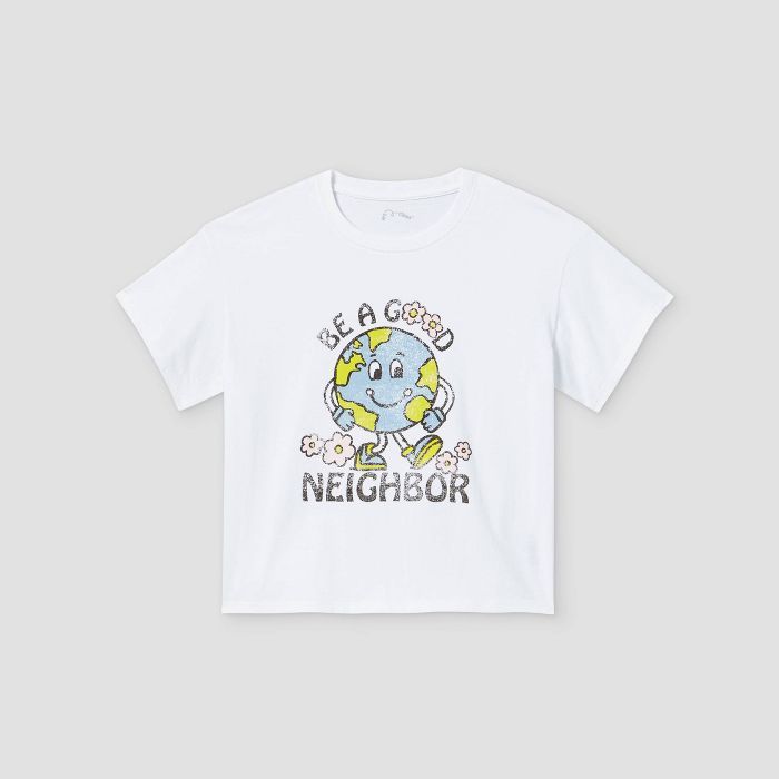 Girls' Boxy Graphic Short Sleeve T-Shirt - art class™ | Target