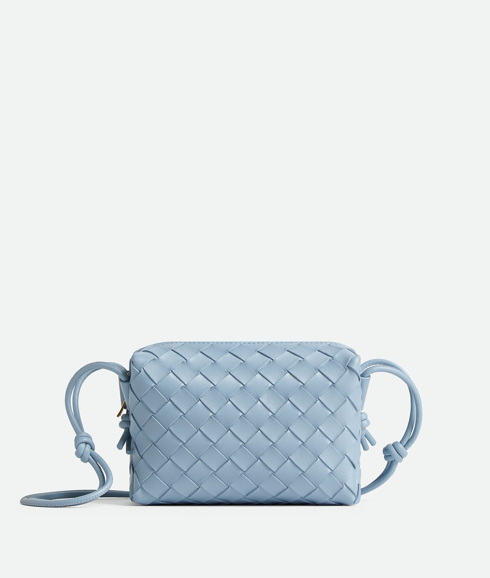 Bottega Veneta® Women's Mini Loop in Ice. Shop online now. | Bottega Veneta