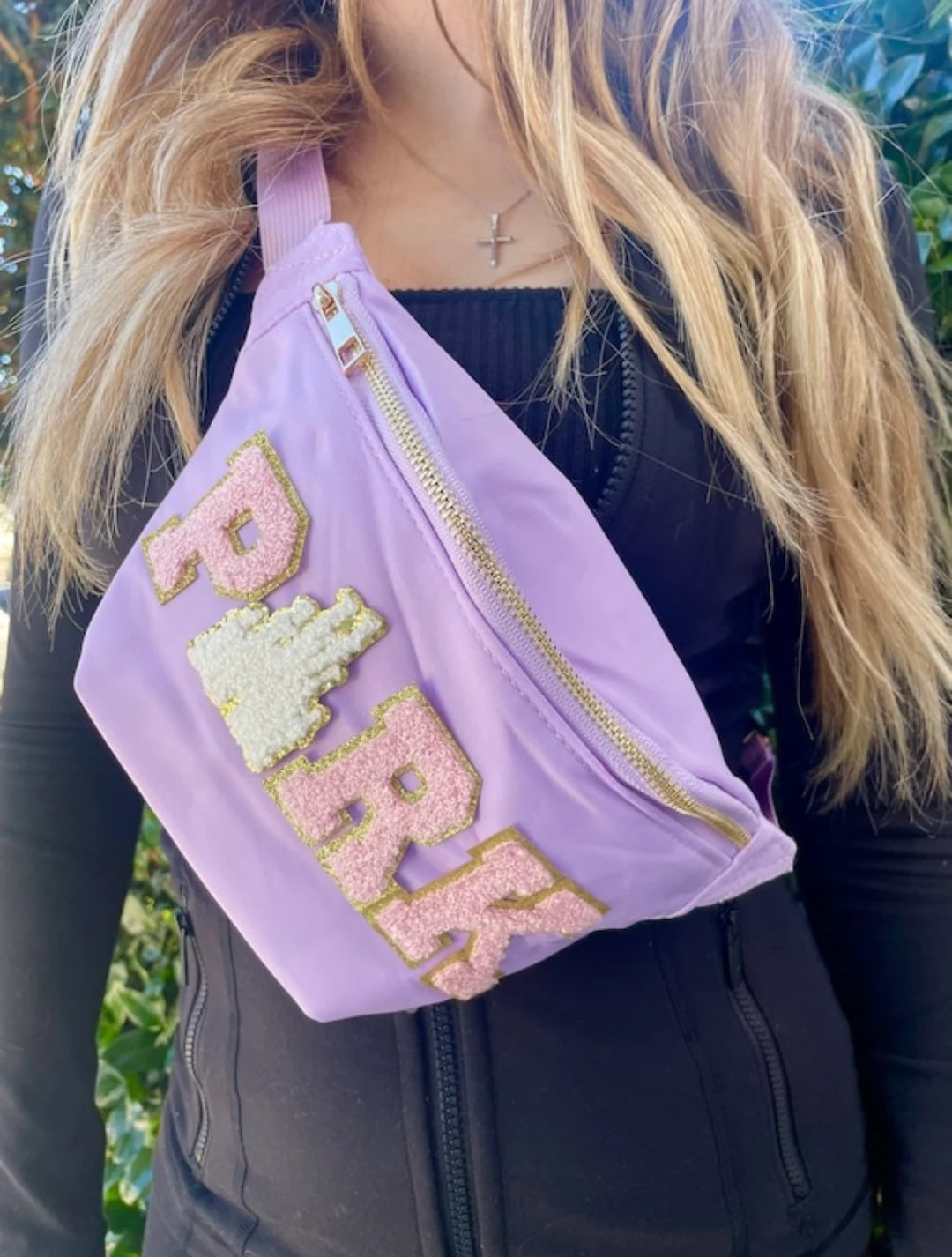 LARGE Fanny Pack Custom Park Fanny Pack Travel Bag Patch Bag Magical Vacation Bag Disney Inspired... | Etsy (US)