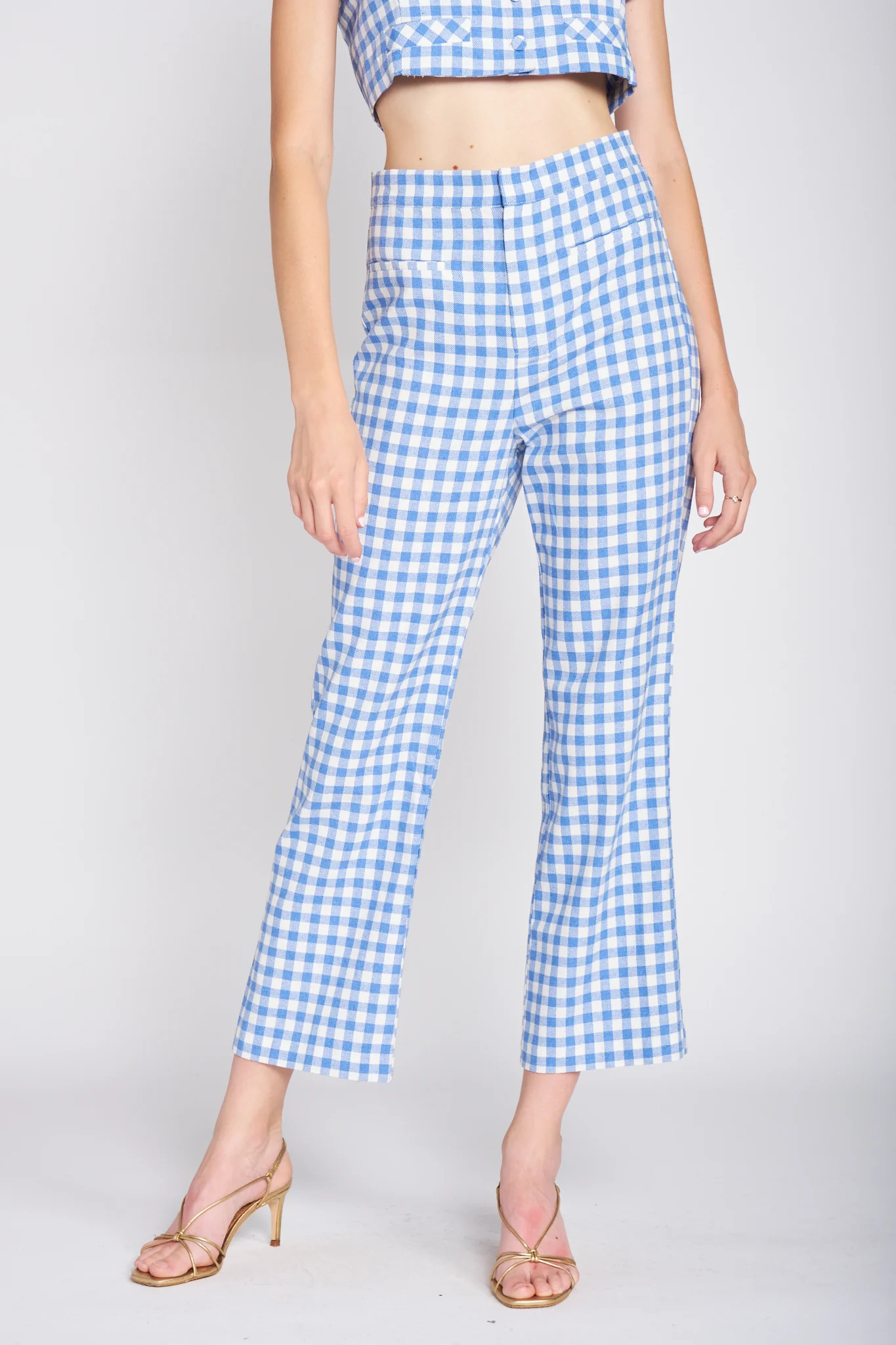 Linen Gingham Trouser 1 | Something Navy | Something Navy