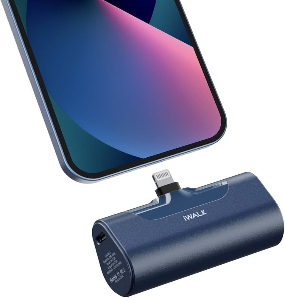 iWALK Small Portable Charger 4500mAh Ultra-Compact Power Bank Cute Battery Pack Compatible with i... | Amazon (US)