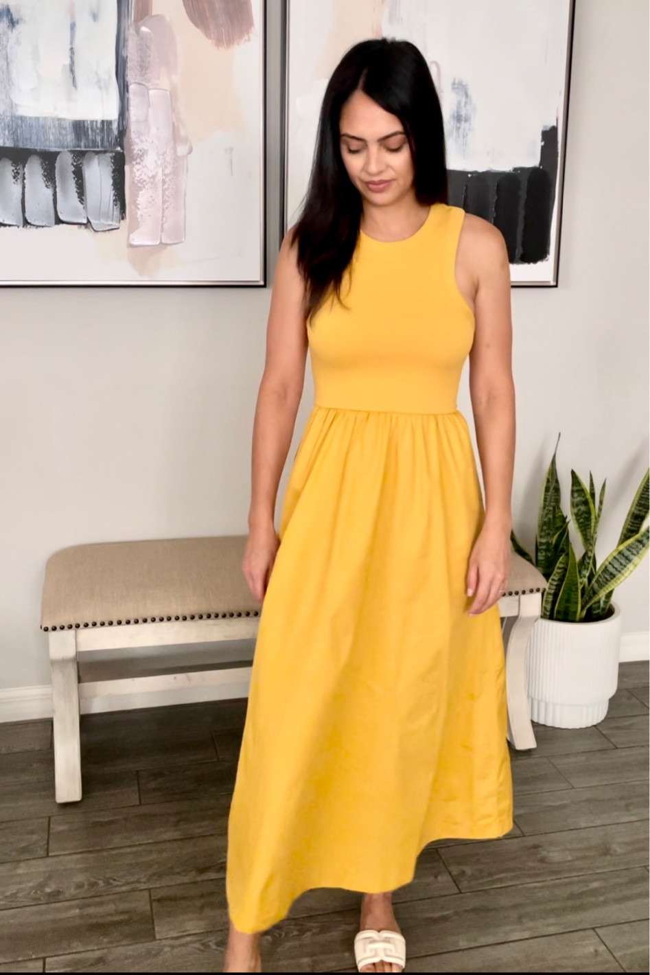 Yellow Fit and Flare Dresses