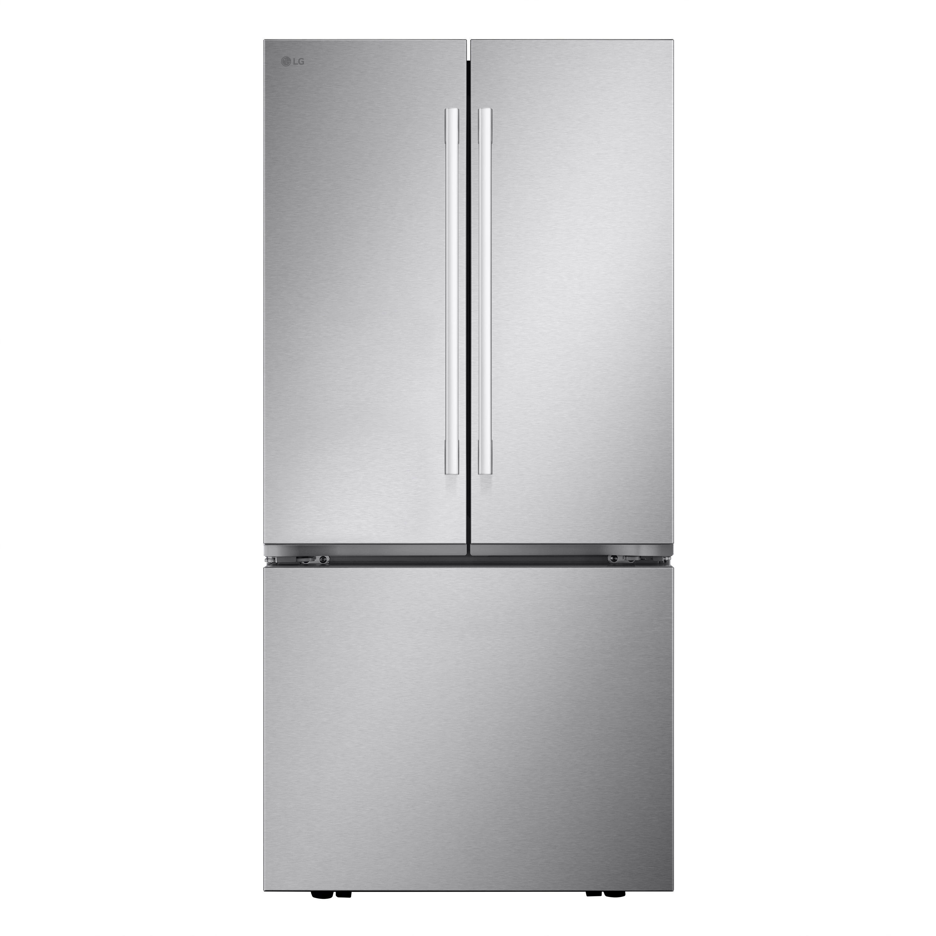 LG Standard-Depth 25.1-cu ft 3 -Door 33-in Wide with Ice Maker ( PrintProof Stainless Steel ) ENERGY STAR Certified | LF25H6200S | Lowe's
