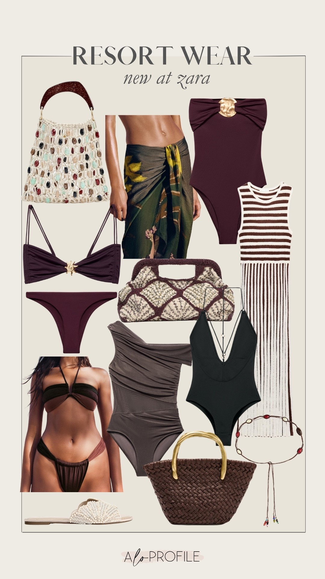 Chic Resort Wear via Zara // resort wear, vacay outfit, vacay style, vacation outfit, so wear, spring break outfit, beach vacation outfit, beach outfit, vacation style, vacation outfit inspo, resort wear outfit