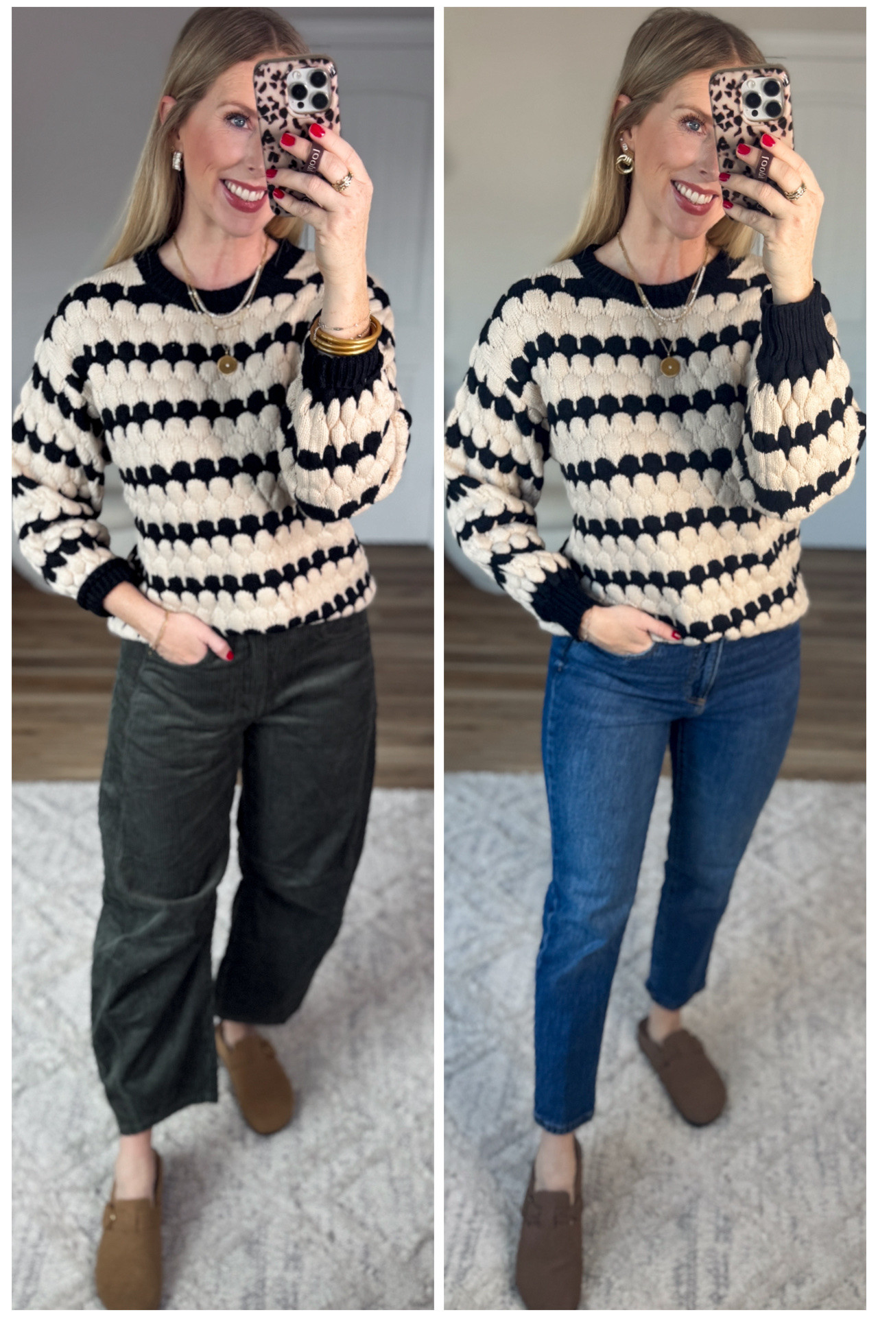 2 ways to wear this black and white sweater from Walmart 

#LTKFindsUnder50 #LTKSaleAlert #LTKootd