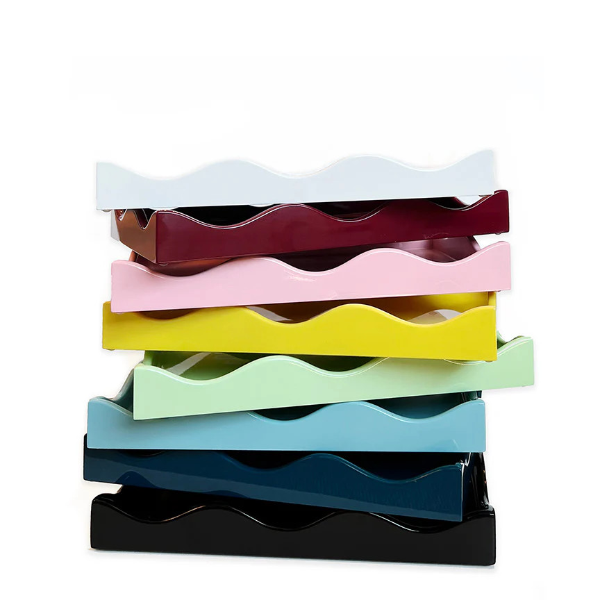 Small Belles Rives Lacquer Scallop Tray | Biscuit Home
