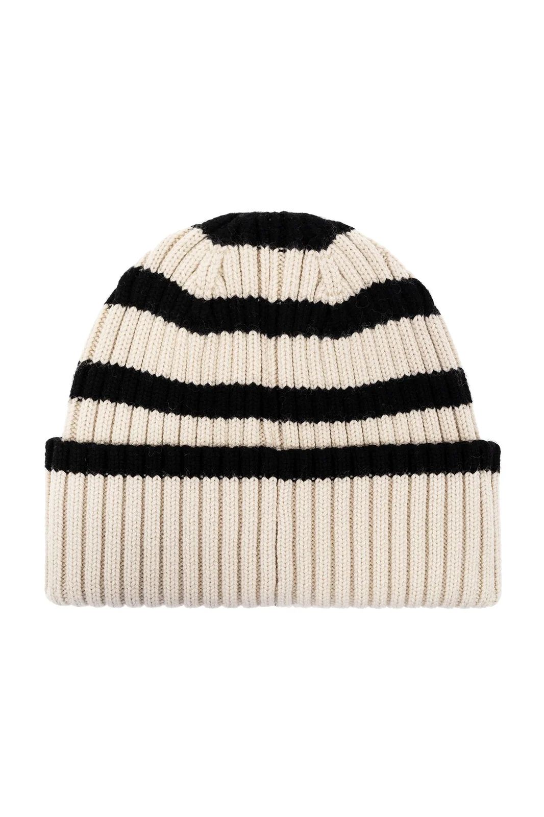 Totême Striped Knit Beanie | Cettire Global