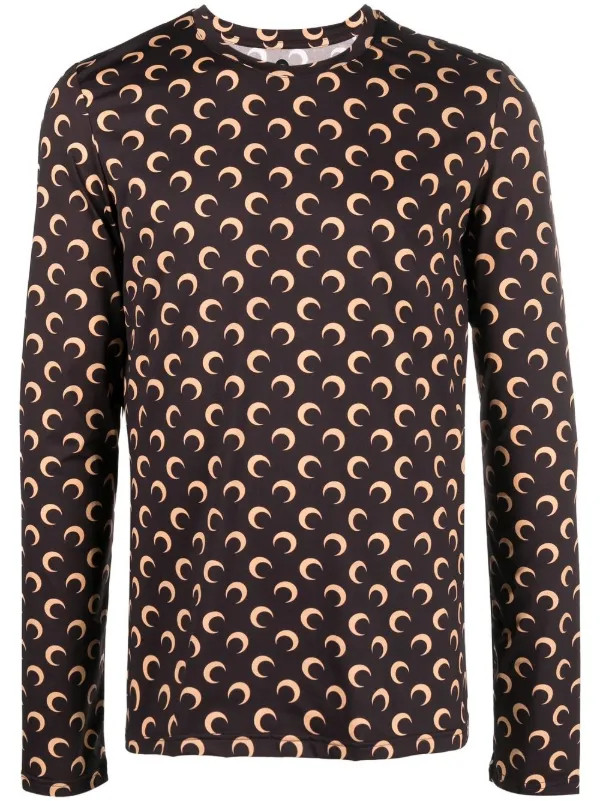 t-shirt à imprimé croissant de lune | Farfetch Global