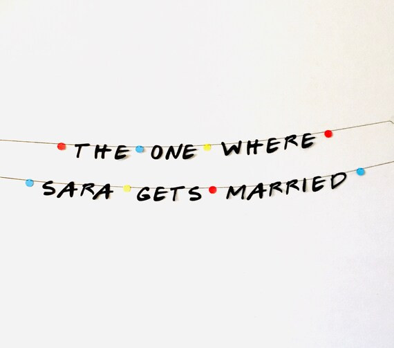 Friends Themed Bachelorette Party Banner Friends Themed | Etsy | Etsy (US)