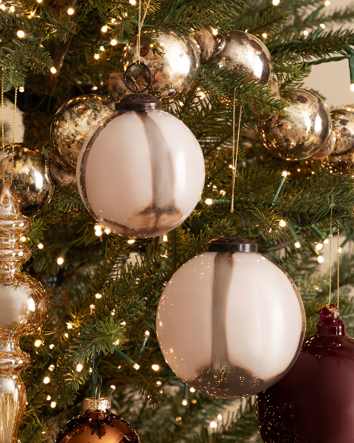 4&quot; Striped Glass Bauble | McGee &amp; Co. (US)