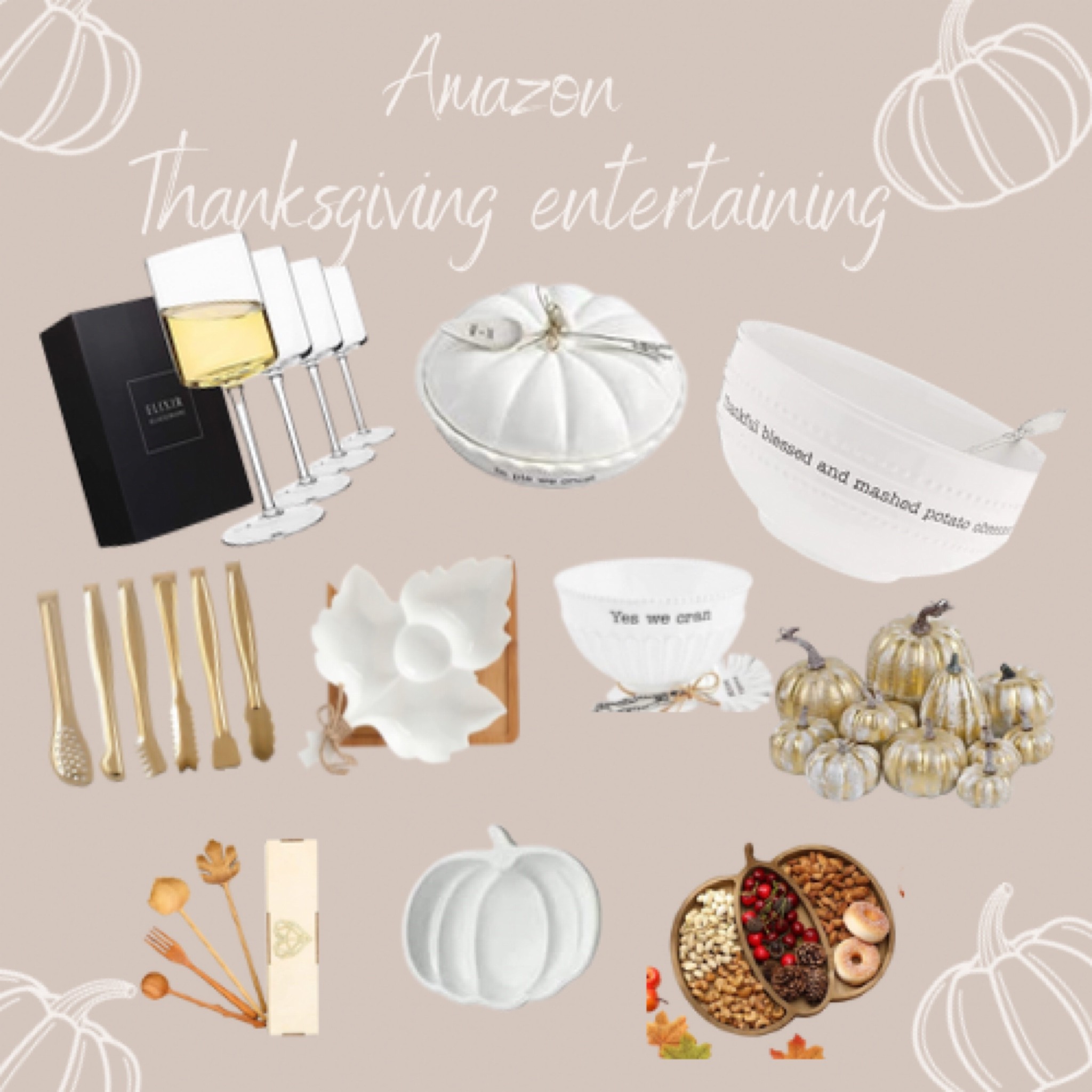 All of your Thanksgiving entertaining essentials from Amazon. 



#LTKSeasonal #LTKhome #LTKHoliday