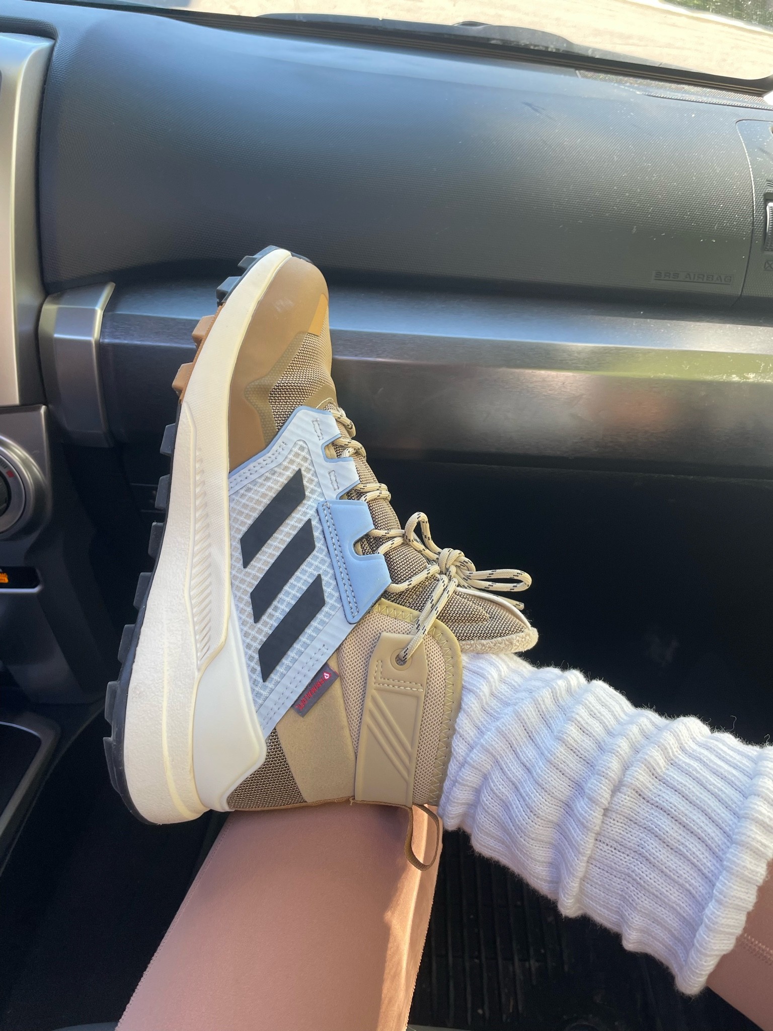 Adidas women hiking shoes boots 
Scrunch socks slouchy socks 

#LTKunder50 #LTKshoecrush