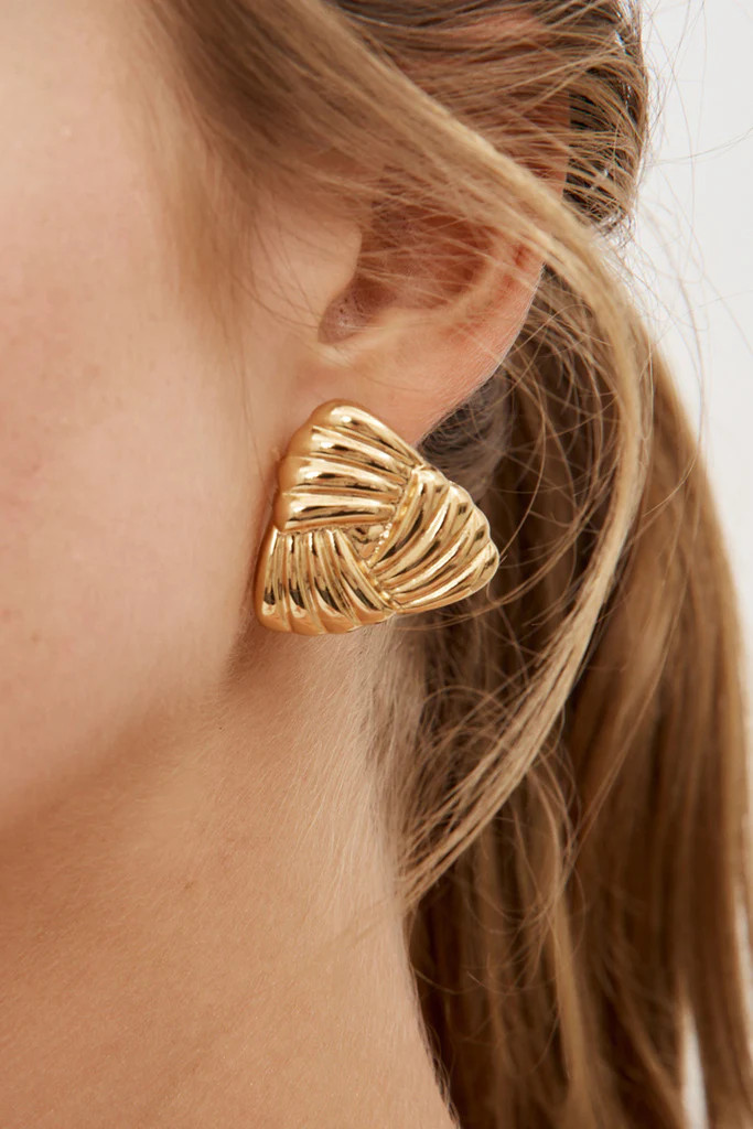 Tri Gold Earrings | Desordre (AU)