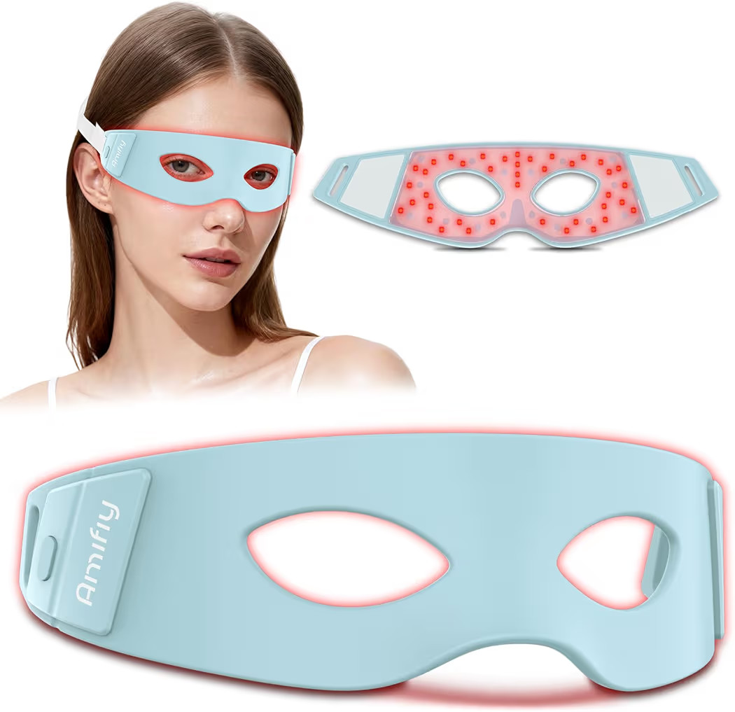 Red Light Therapy for Eyes, Infrared LED Eye Mask for Under Eye Dark Circles, Puffiness & Wrinkle... | Amazon (US)