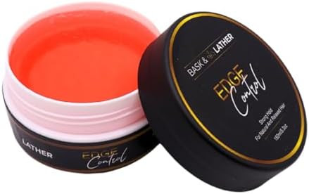 BASK & LATHER Strong Hold Edge Control Gel with Castor Oil, Non-Greasy, Non-Flaking, No White Cas... | Amazon (US)