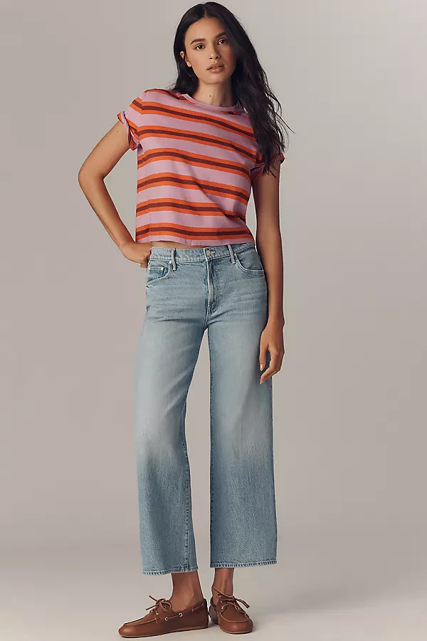 MOTHER The Maven Ankle Mid-Rise Straight-Leg Jeans | Anthropologie (US)