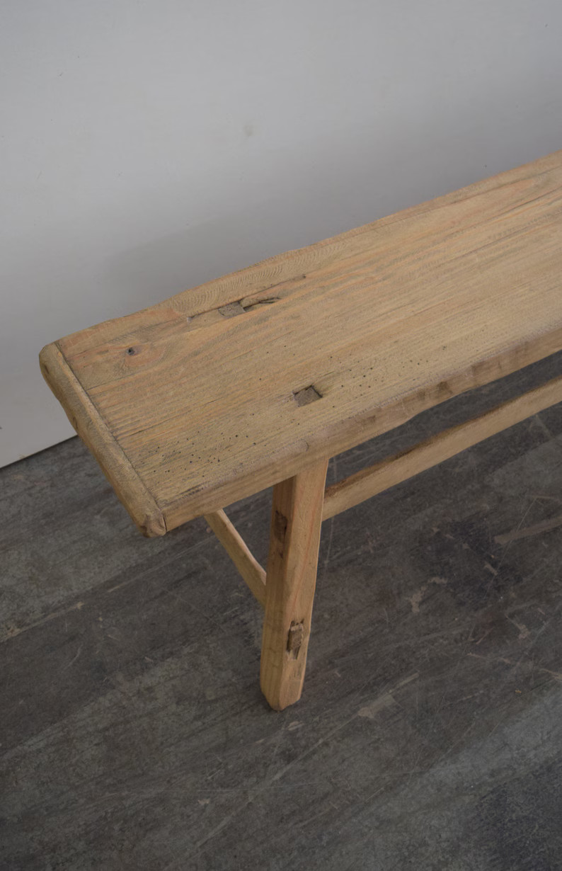 Made to Order: Solid Wooden Bench Five Feet Long - Etsy | Etsy (US)