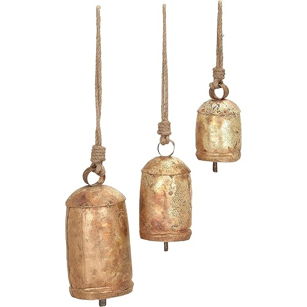 Set of 3 Hanging Harmony Bells Garden Rustic Relaxing Tranquil Wind Chimes | Amazon (US)